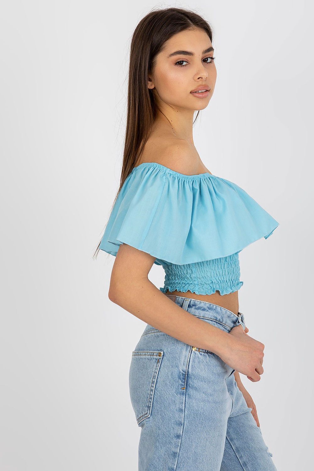 image-Blouse Lakerta Sleeveless Off-Shoulder Boho Cotton