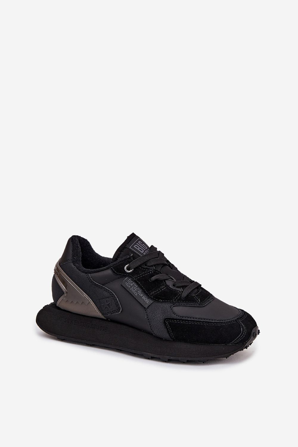 image-Big Star Women's Leather Platform Sneakers