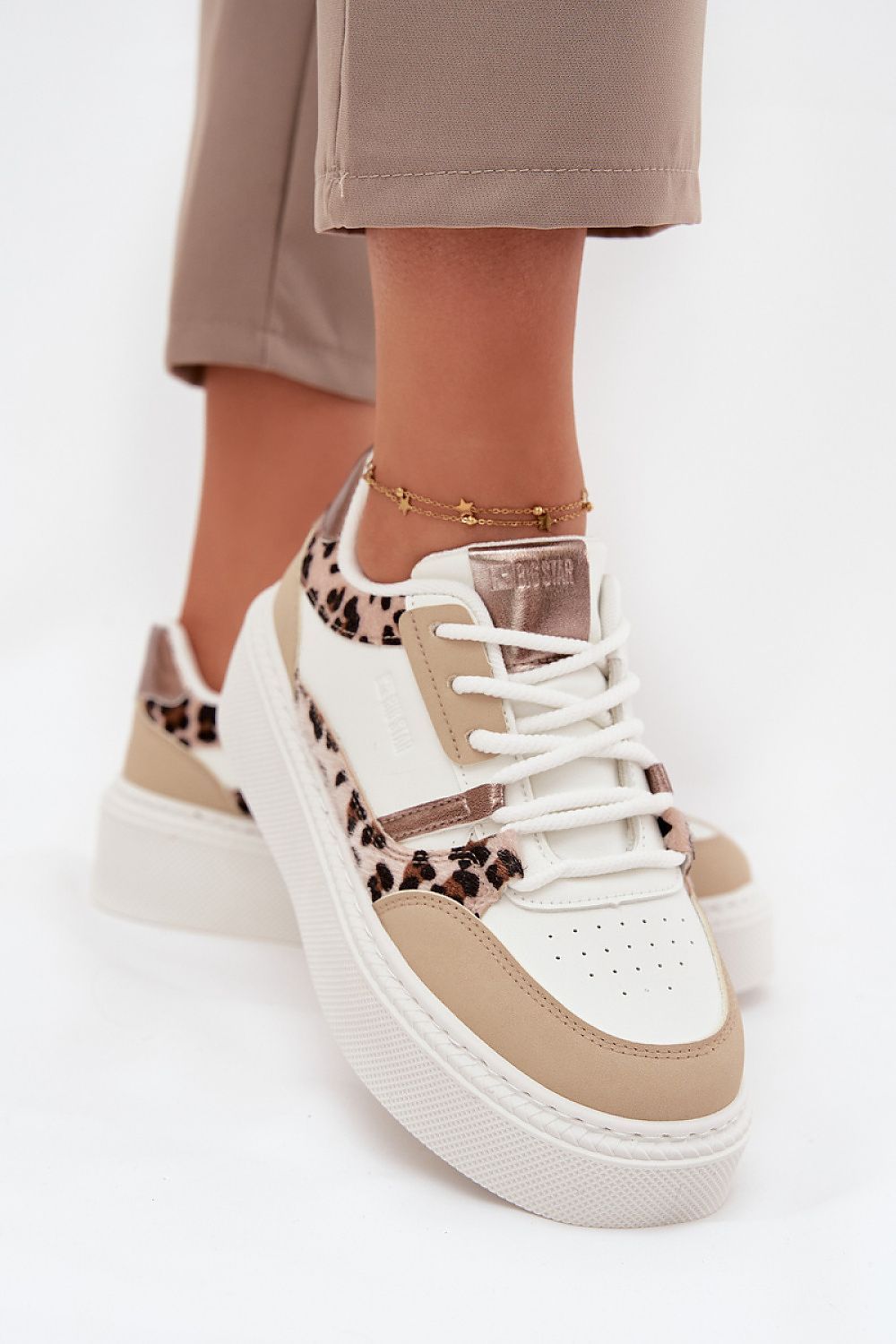 image-Big Star Women's Platform Sneakers Eco Leather 