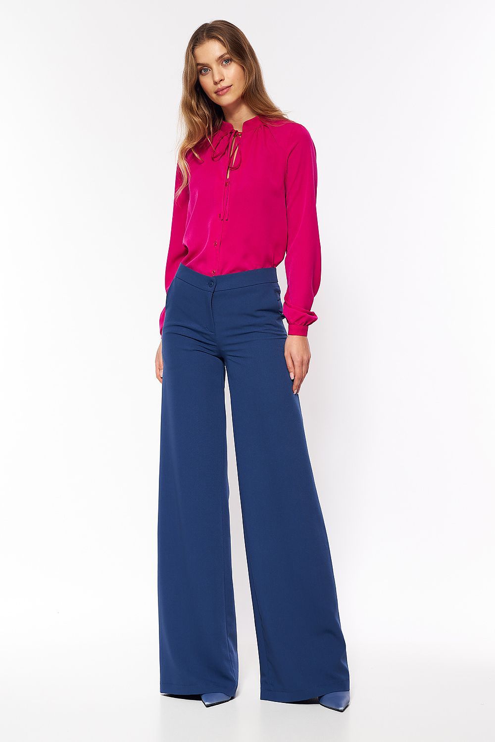 image-Nife Cobalt Palazzo Pants