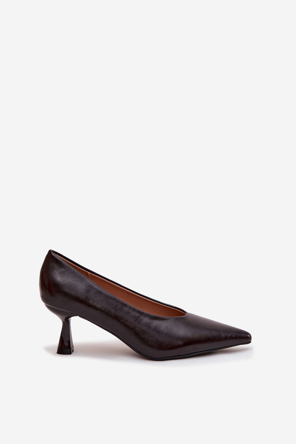 image-Eco-Leather Pointed Toe Stiletto Heel Pumps Women