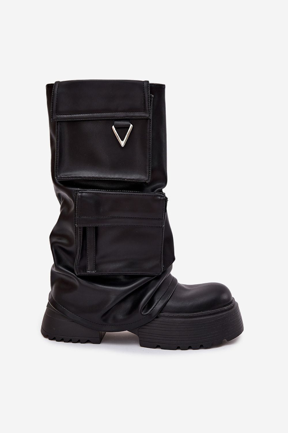 image-Women's Thigh-High Slip-On Platform Boots