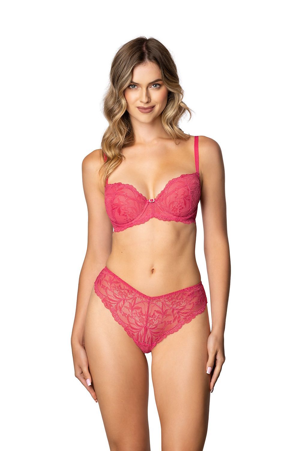 image-Eternal Brazilian Panties Lace Raspberry