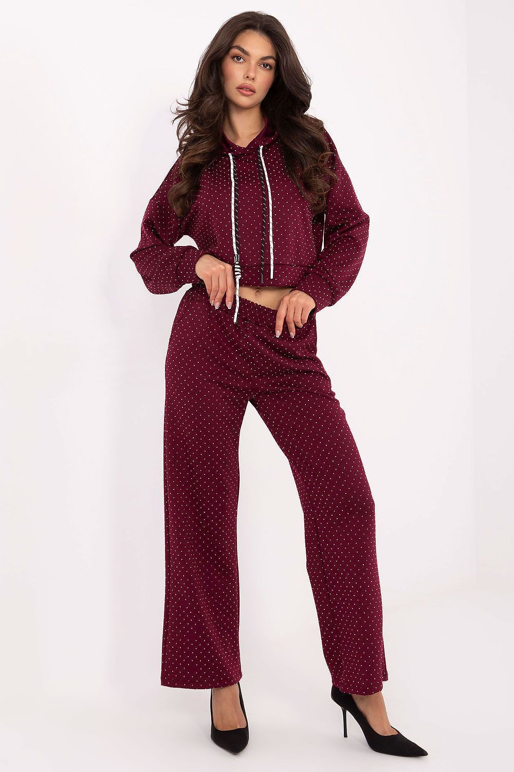 image-Women's Tracksuit Set with Hoodie and Pants