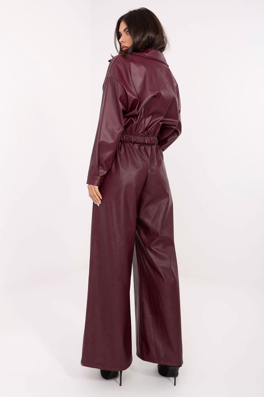 image-Women's Palazzo Pants Eco-Leather Rue Paris 