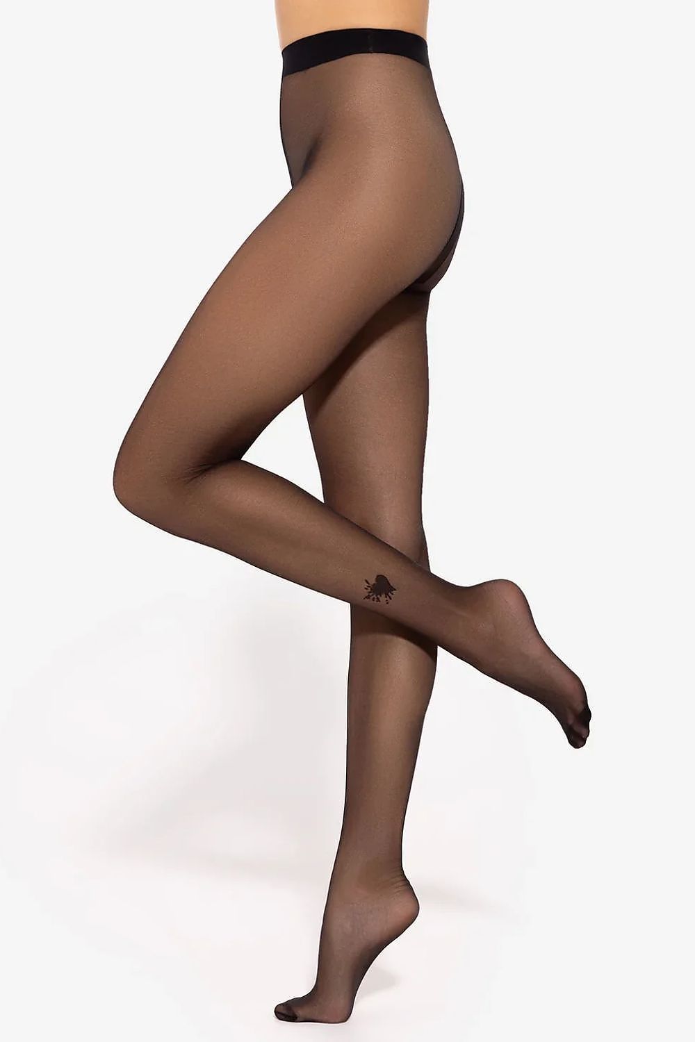 image-Gatta Heart Pattern Tights 20 DEN
