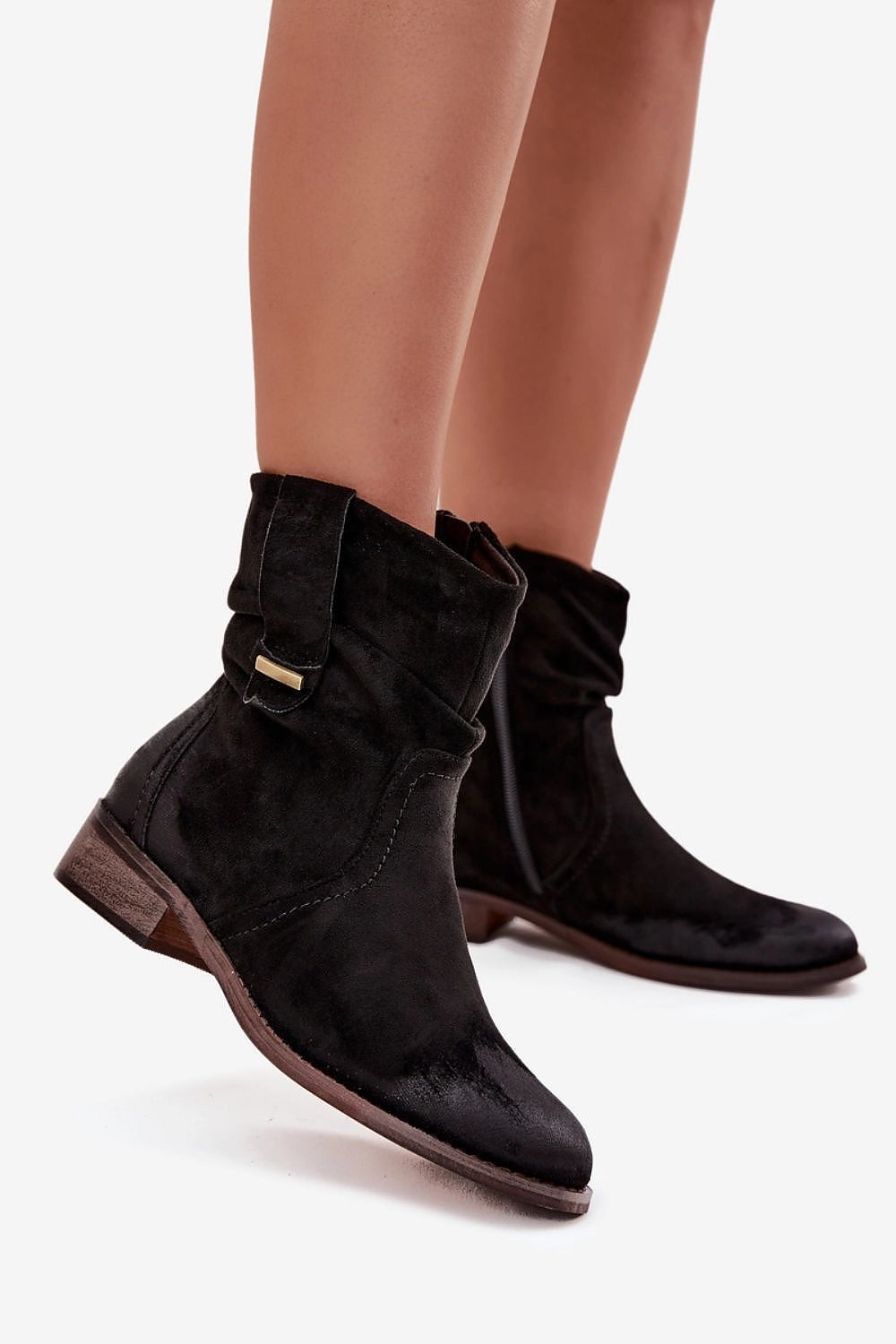 image-Women's Ankle Boots Eco Suede Insulated