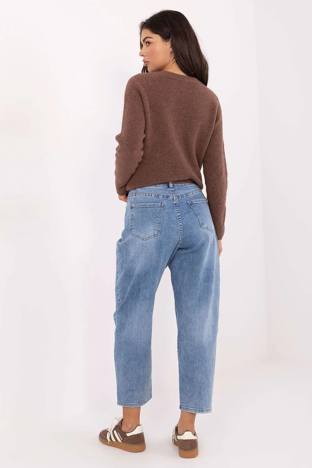 image-Women's High-Waisted Carrot Jeans