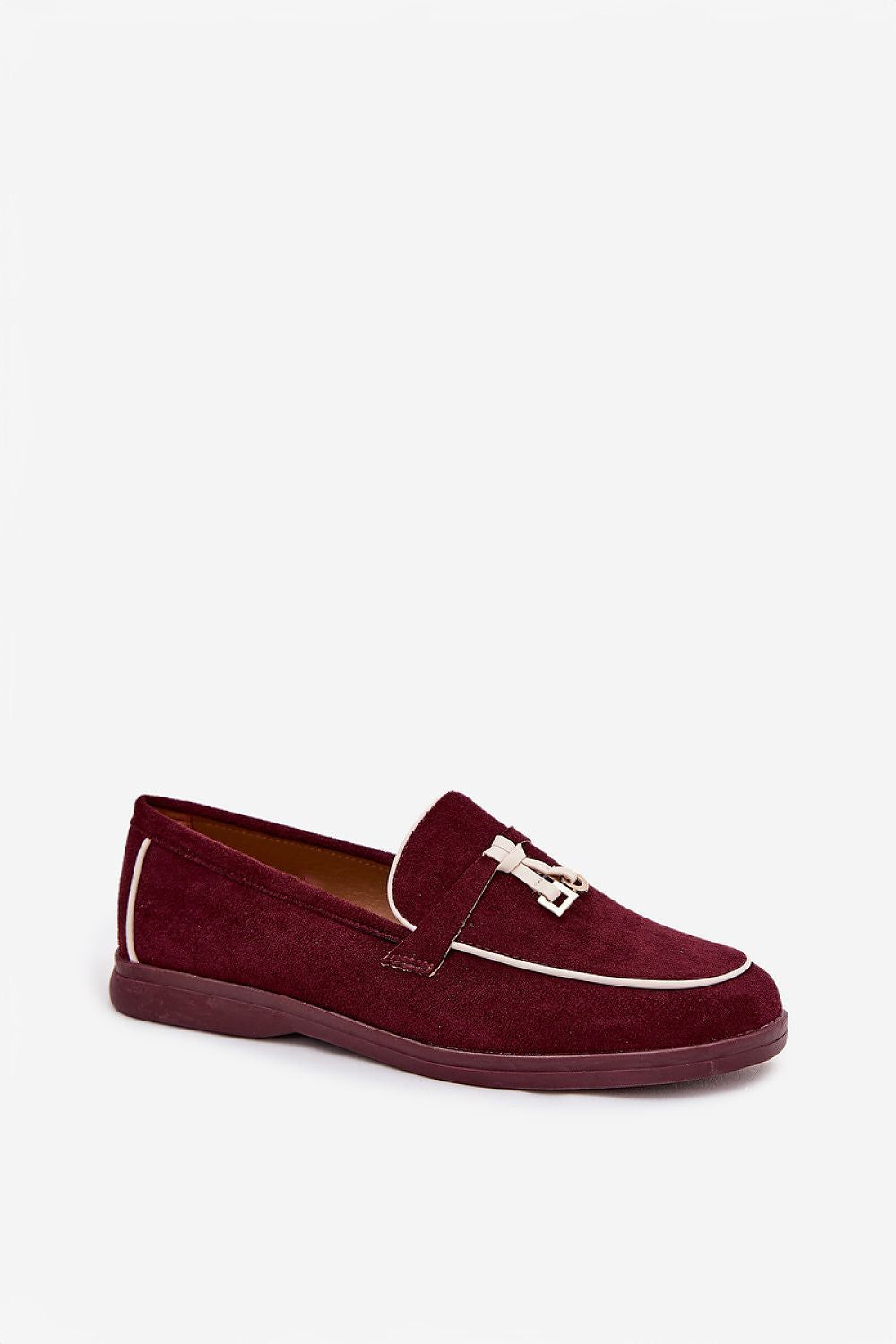 image-Women's Eco Suede Loafers - Flat Heel Mocassins