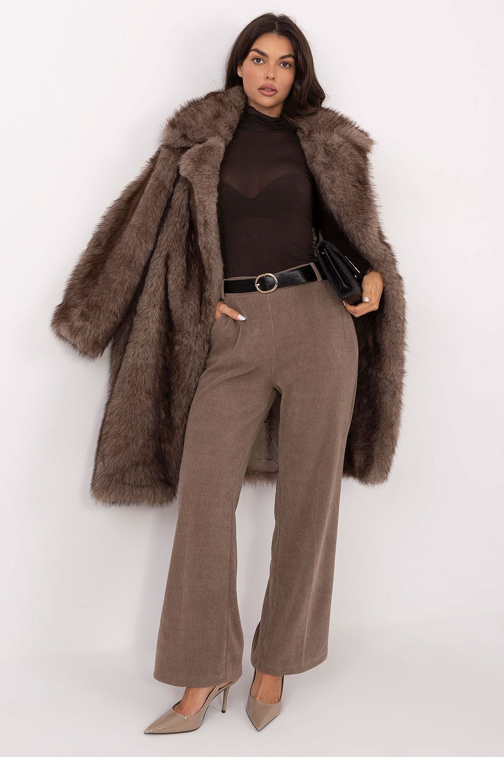 image-Blouse Italy Moda Turtleneck Viscose Blend