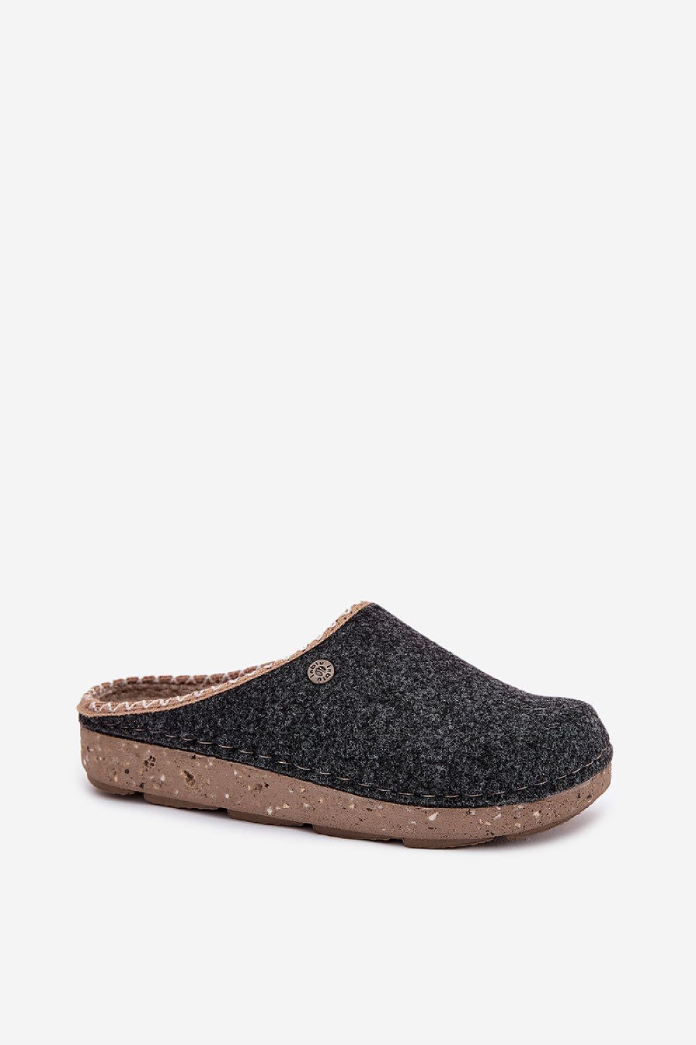 image-Women's Felt Sandals with Anatomical Insole