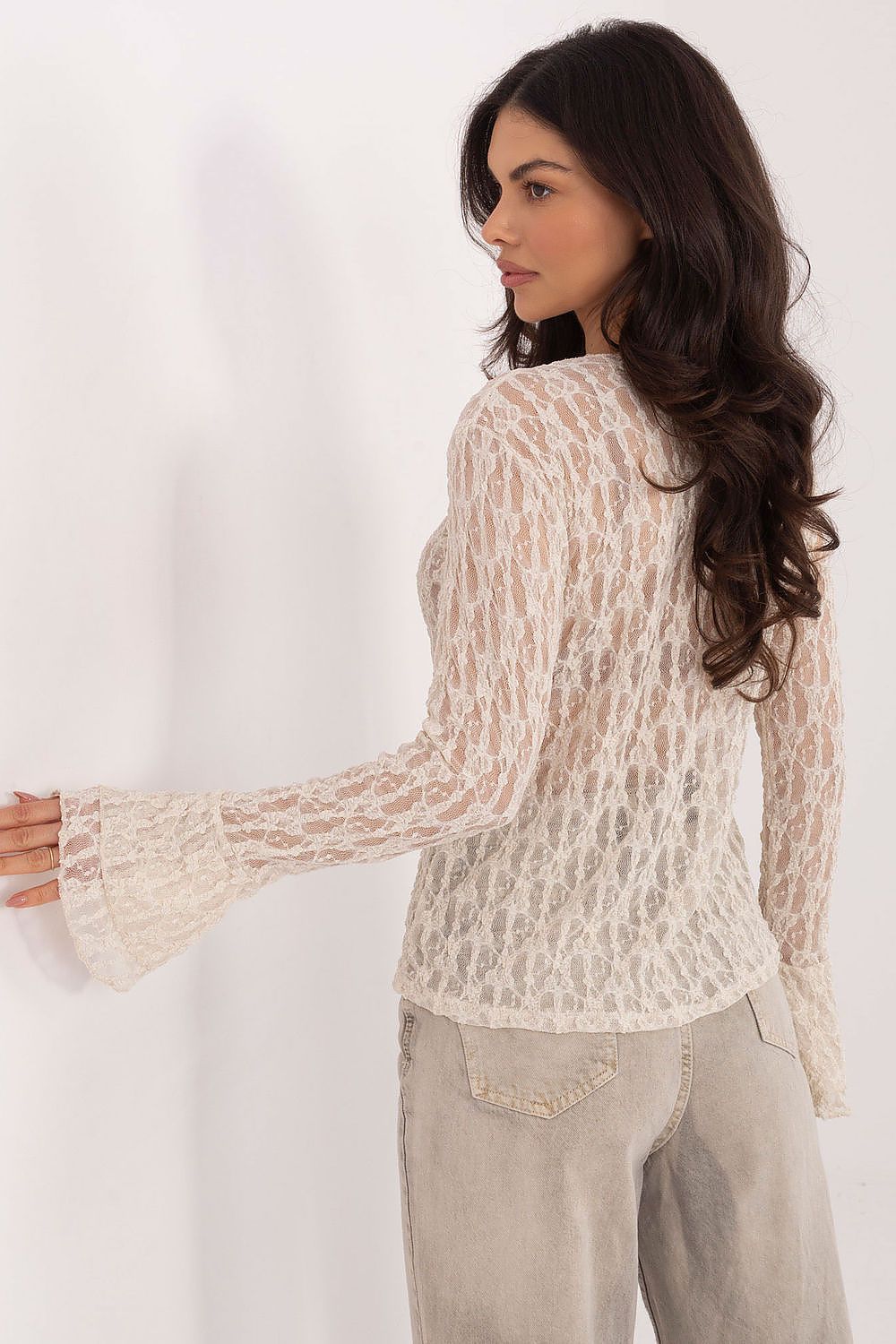 image-Blouse Italy Moda Lace Elegance Viscose