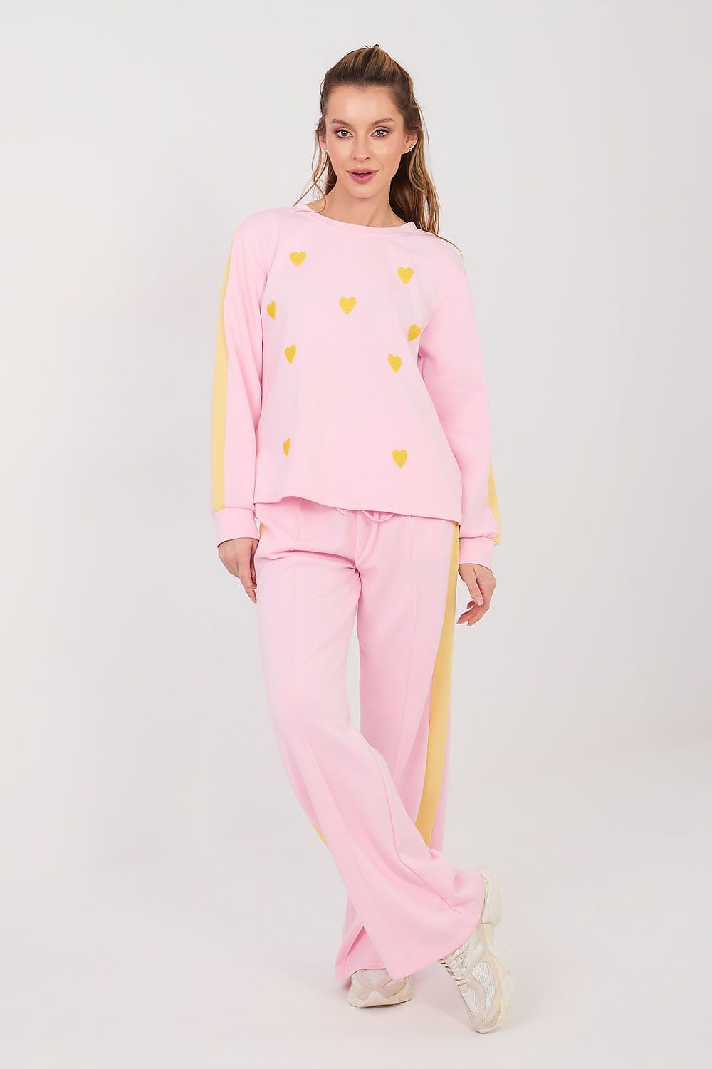 image-Rue Paris Women's Tracksuit Set - Wide-Leg One Size