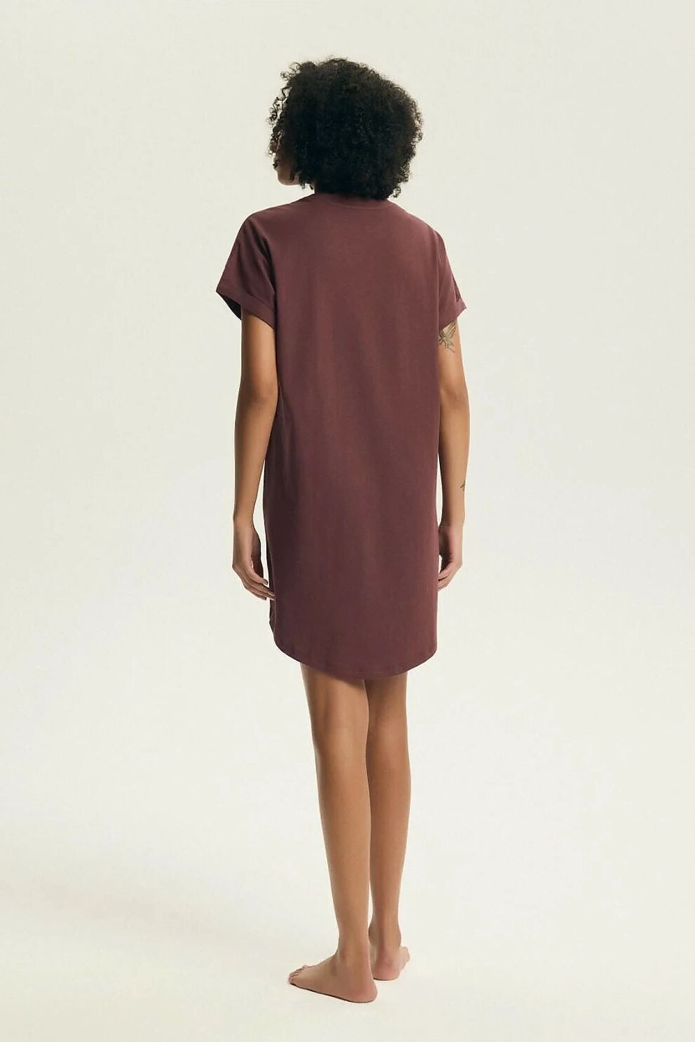 image-Henderson Women's Cotton Nightshirt - Short Sleeve Print
