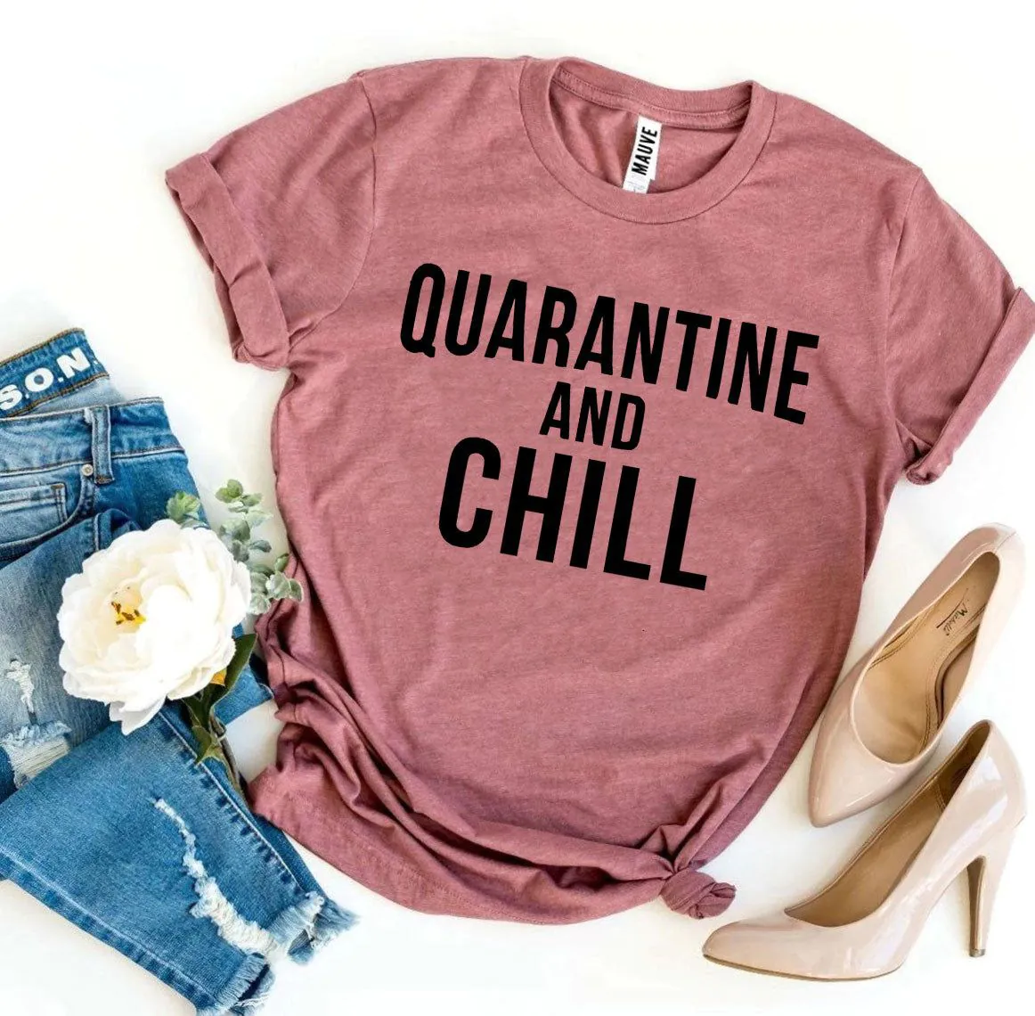 image-Bella Canvas Quarantine & Chill T-shirt