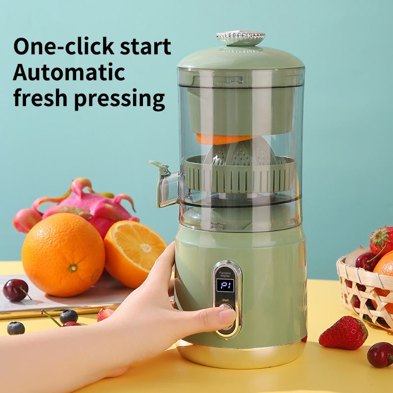 image-Portable Electric Juicer - 600ml Multifunctional Pulp Separator 