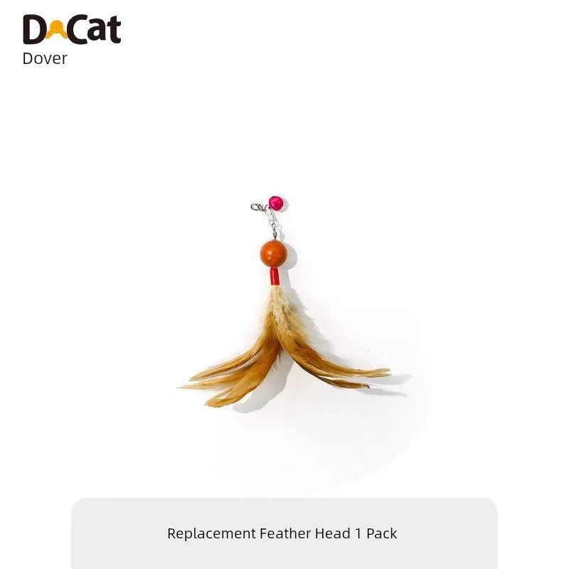 image-Dokete Interactive Cat Teaser - Bite-Resistant Brush Holder Toy
