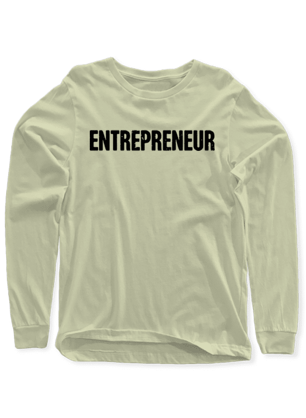 image-Entrepreneur Full Sleeves T-shirt - 100% Cotton Long-Sleeve Tee