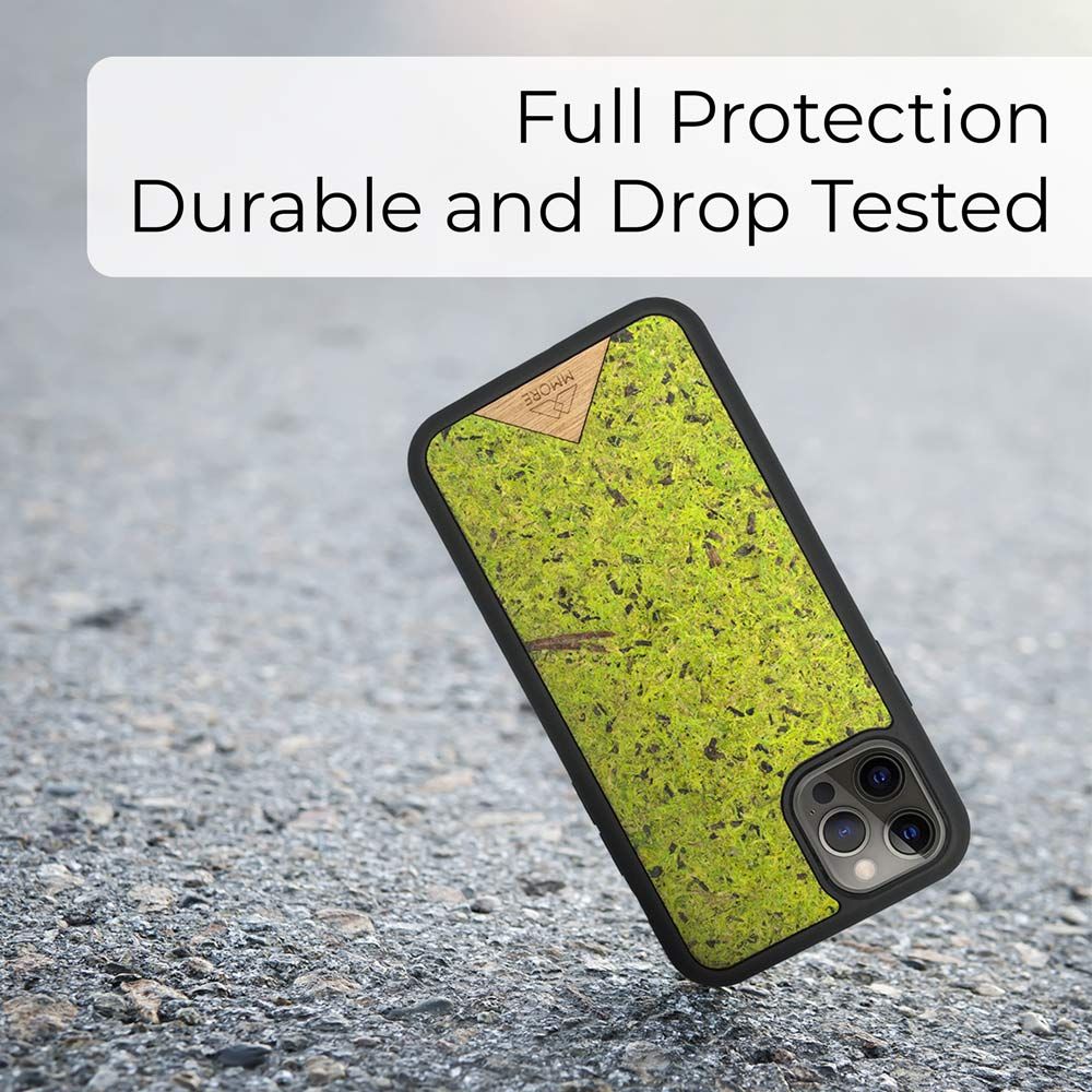 image-Organic Forest Moss Phone Case - Natural Sustainable Texture