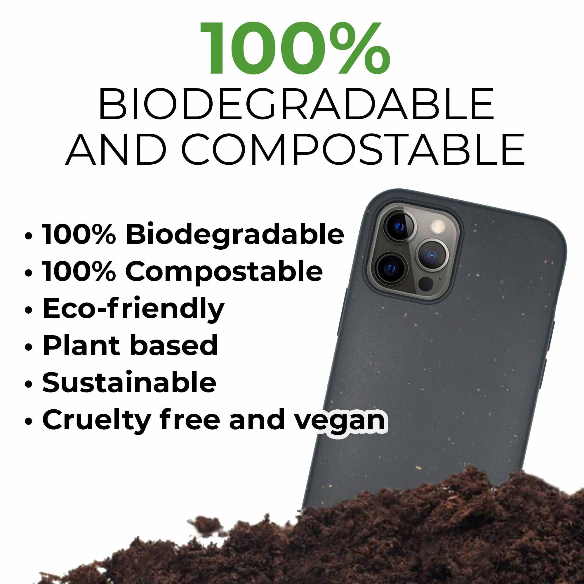 image-Honey Bee Biodegradable Phone Case - Yellow Orange Black