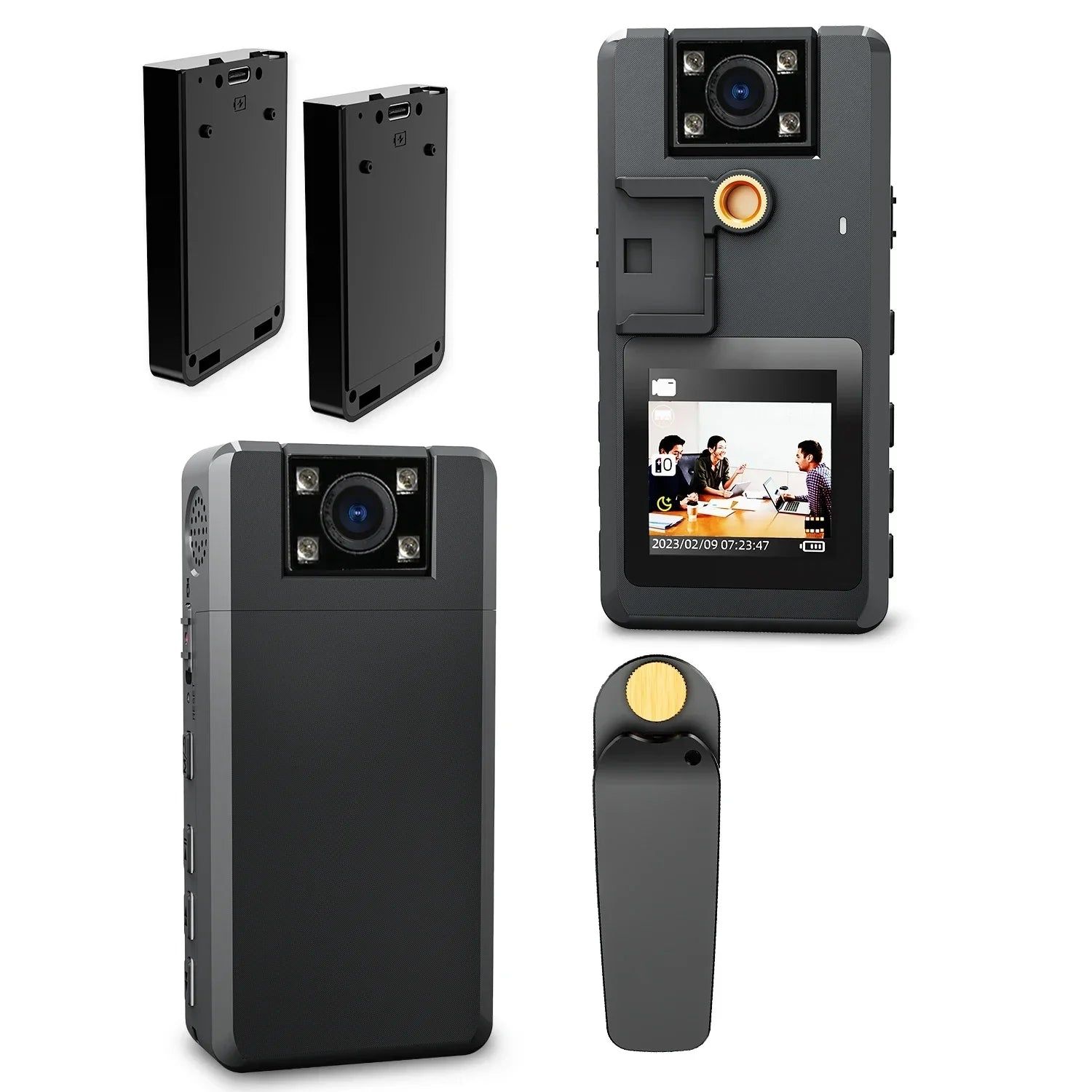 image-NNEOBA A53 Mini Dash Cam 1296P HD Night Vision - Black 