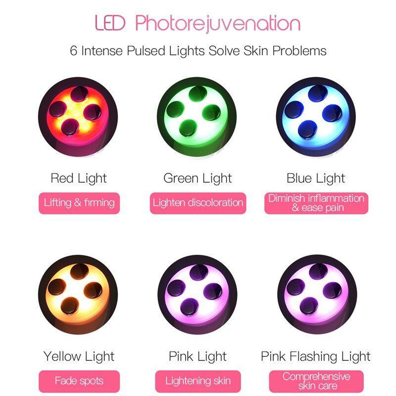 image-Multifunctional EMS RF Beauty Instrument with LED Light Therapy