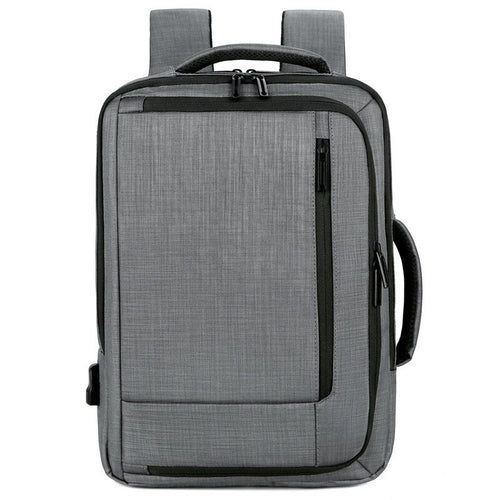 image-Men's Oxford Cloth 15" Laptop Backpack with USB Port