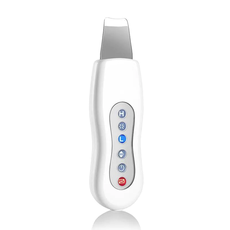 image-Ultrasonic Facial Skin Scrubber - USB Rechargeable Deep Cleansing