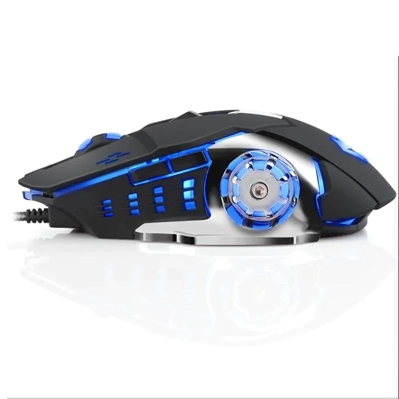 image-Wired Ergonomic Gaming Mouse - RGB 3200 DPI USB 