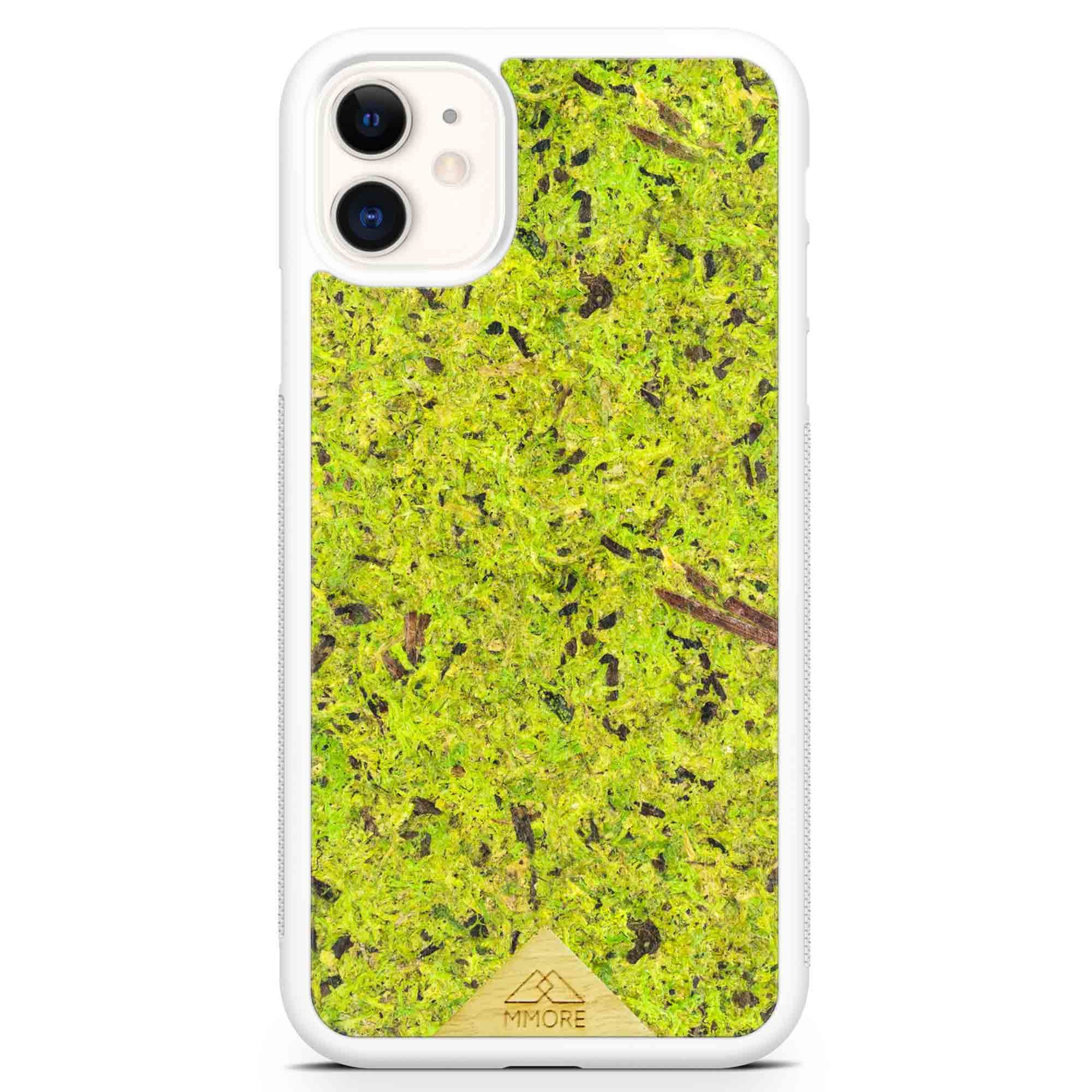 image-Organic Forest Moss Phone Case - Natural Sustainable Texture