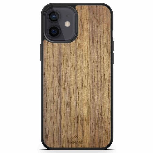 image-American Walnut Wooden Phone Case - Handmade Slim Wood Cover