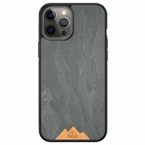 image-Mountain Stone Phone Case - Grey Sparkly Natural Stone Case