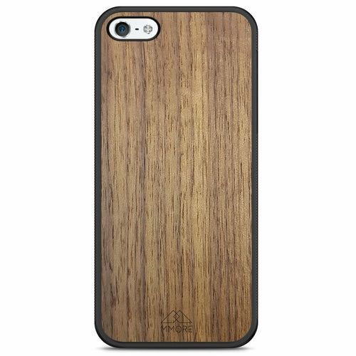 image-American Walnut Wooden Phone Case - Handmade Slim Wood Cover