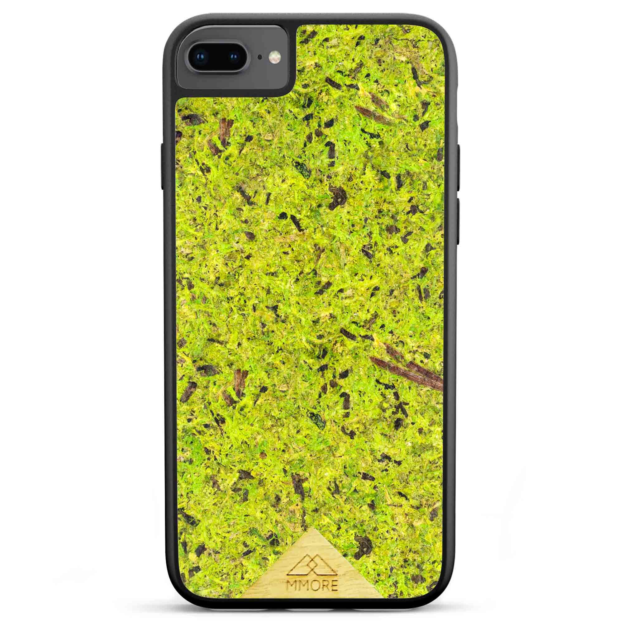 image-Organic Forest Moss Phone Case - Natural Sustainable Texture