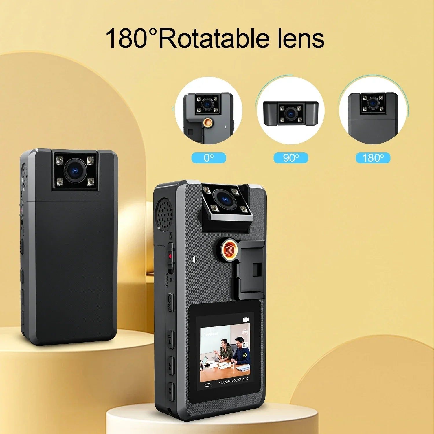 image-NNEOBA A53 Mini Dash Cam 1296P HD Night Vision - Black 