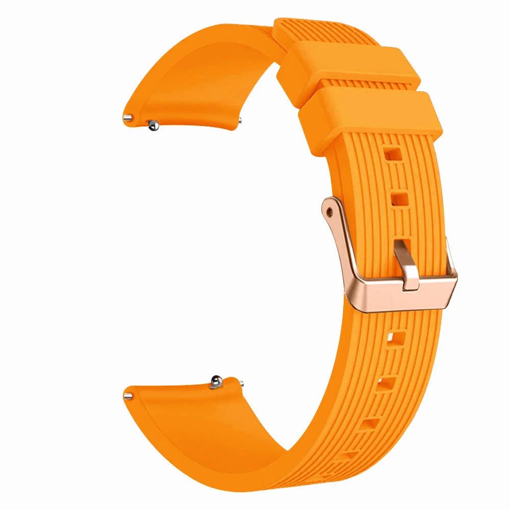 image-Samsung Galaxy Watch 20mm Silicone Strap - Replacement Band 20mm
