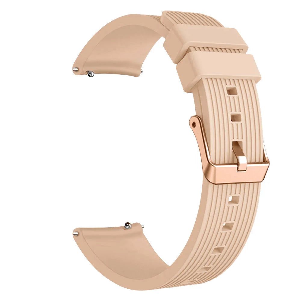 image-Samsung Galaxy Watch 20mm Silicone Strap - Replacement Band 20mm