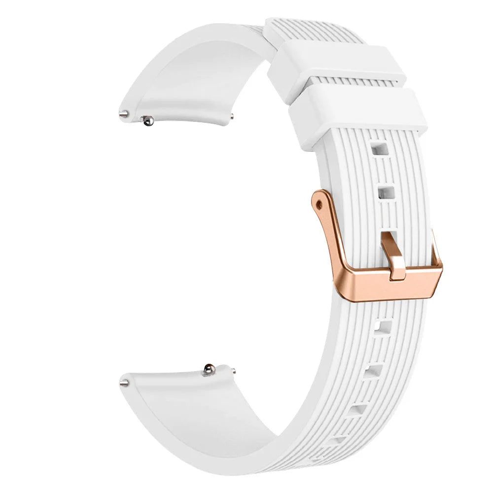image-Samsung Galaxy Watch 20mm Silicone Strap - Replacement Band 20mm