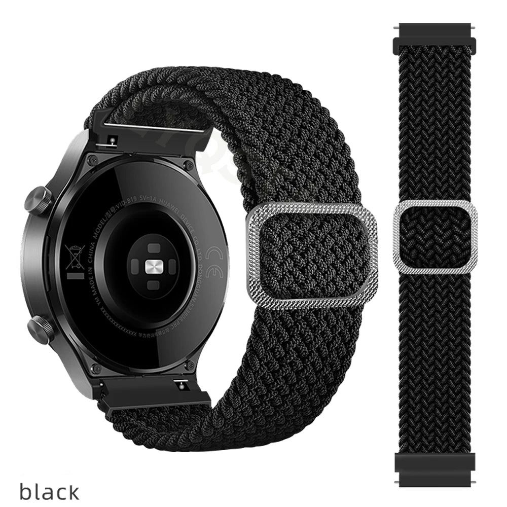 image-Xiaomi Mi Watch Nylon Strap 22/20mm Black