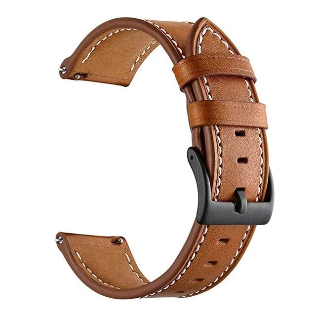 image-Zeblaze Beyond 2 22mm Leather Strap Watchband - Quick Release (56 characters)