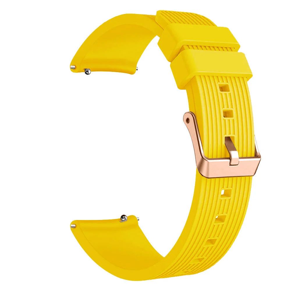 image-Samsung Galaxy Watch 20mm Silicone Strap - Replacement Band 20mm