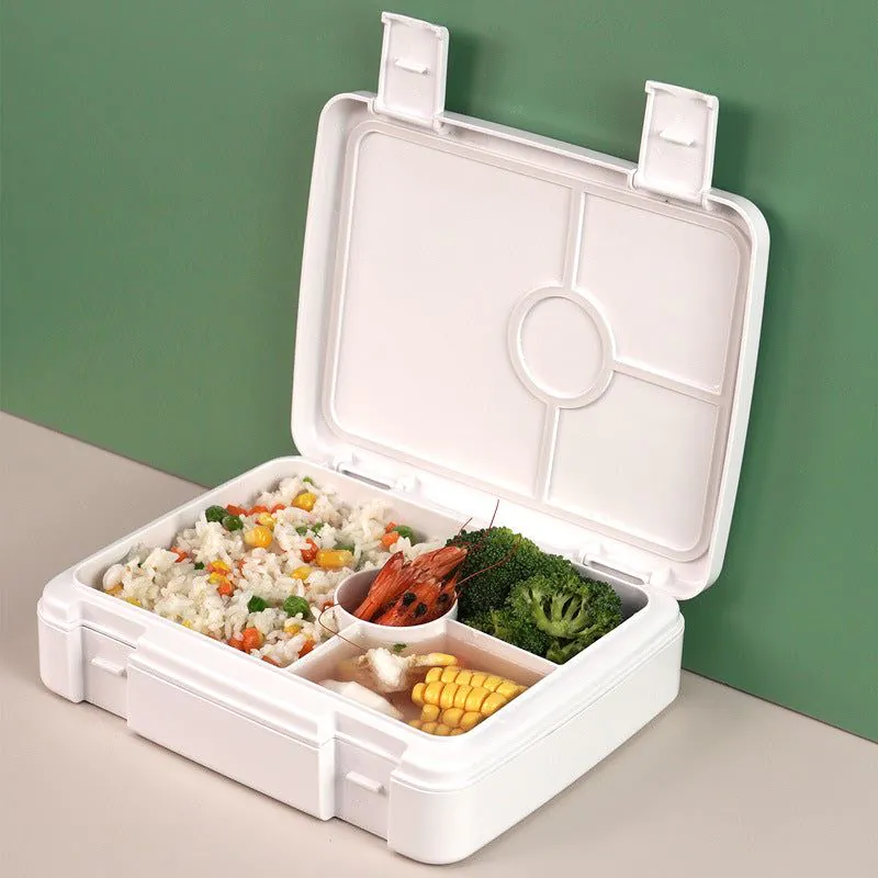 image-Compartmented Lunch Box - Large Microwave Safe