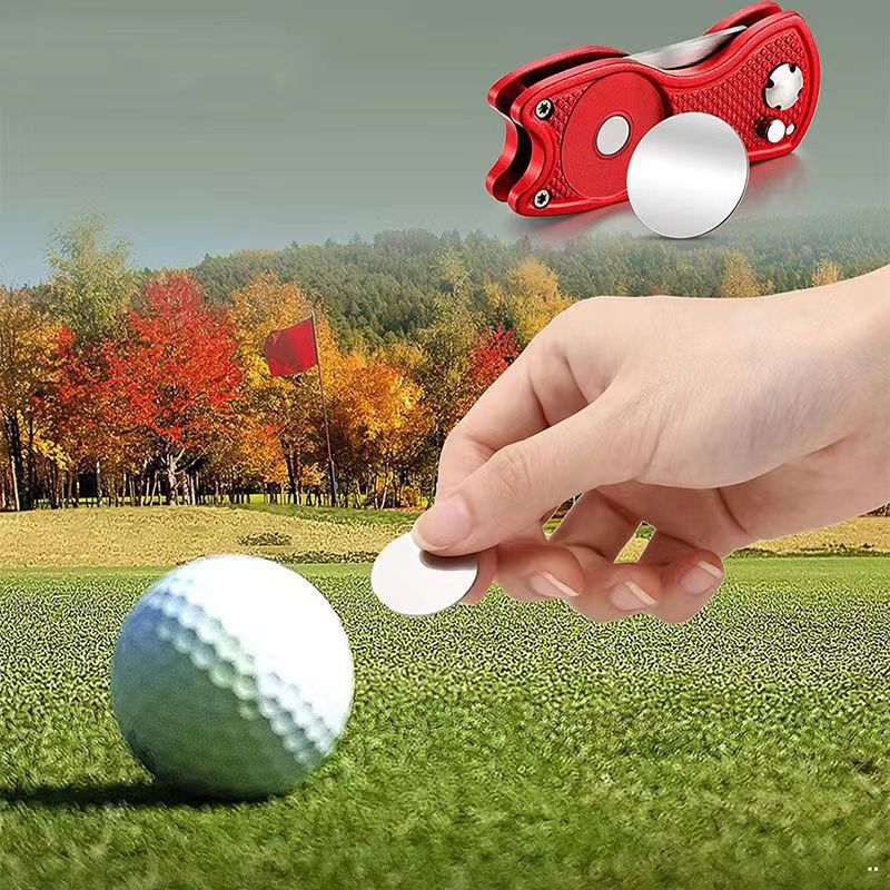 image-Golf Ball Picker Fork - Steel Spring Magnetic