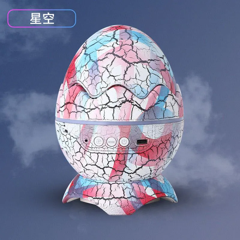 image-Dinosaur Egg Starry Sky Laser Projection Speaker Night Light