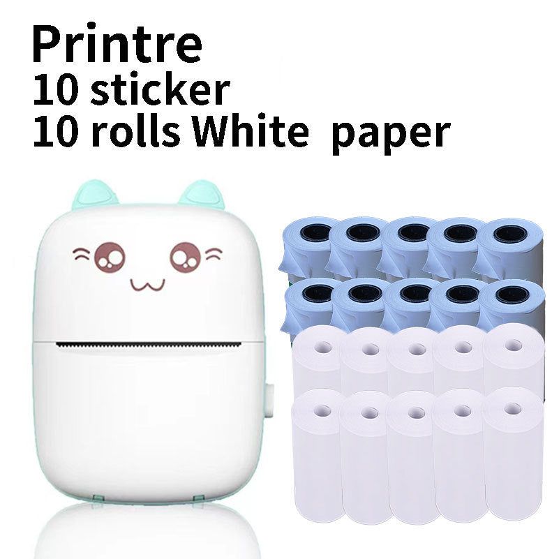 image-Portable Wireless Mini Thermal Photo & Label Printer