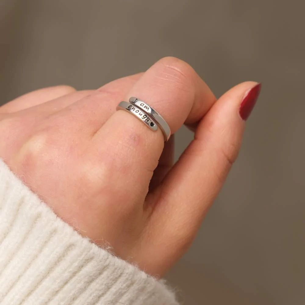 image-S925 Sterling Silver Adjustable Ring - Geometric Gold