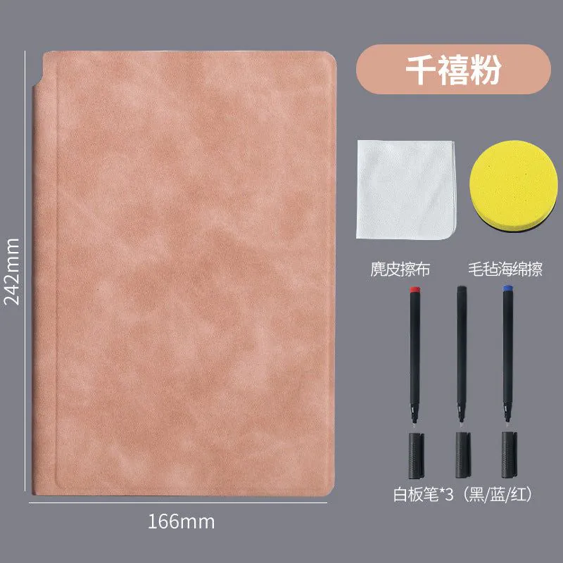image-Erasable A5 Whiteboard Notebook - Double Sided