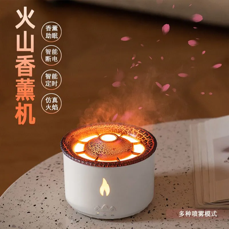image-Aromatherapy Humidifier - Jellyfish Volcano USB