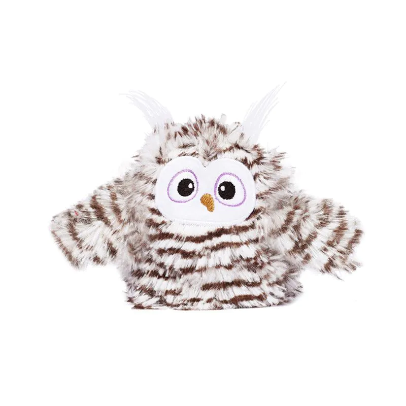 image-Fofos Intelligent Owl Cat Toy - Plush Bird Simulation Automatic Amusing
