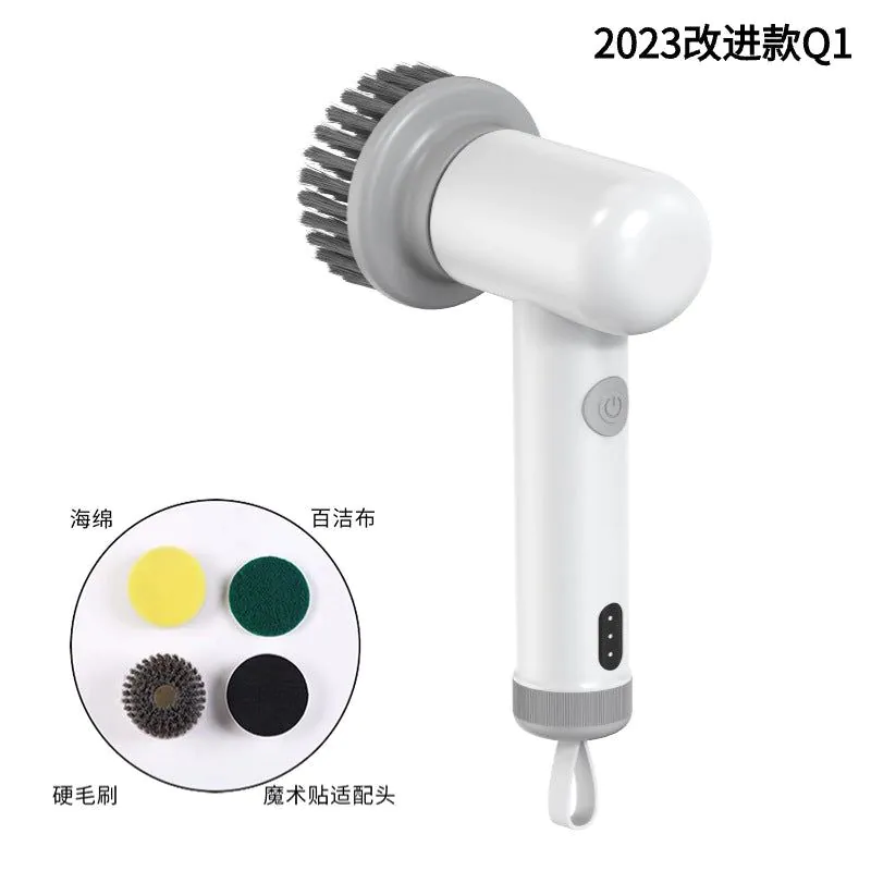 image-S2 Electric Cleaning Brush - Yellow Rechargeable